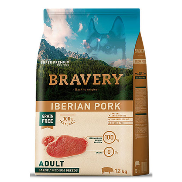 מזון יבש לכלב ברייברי חזיר 4 ק”ג