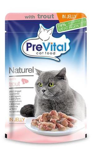 PreVital פאוץ’ פורל במרקם ג’לי לחתול 85 ג’ פרי ויטל